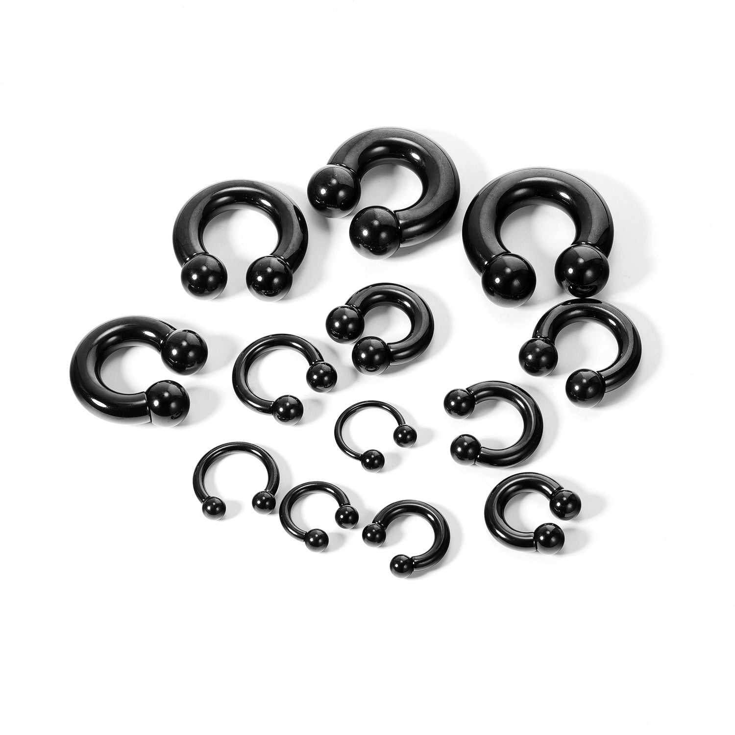 Large-Size-Nose-Septum-Rings-Black-Horseshoe-Lip-Piercing-Stainless-Steel-Ear-Helix-Cartilage-Tunnel-Piercing