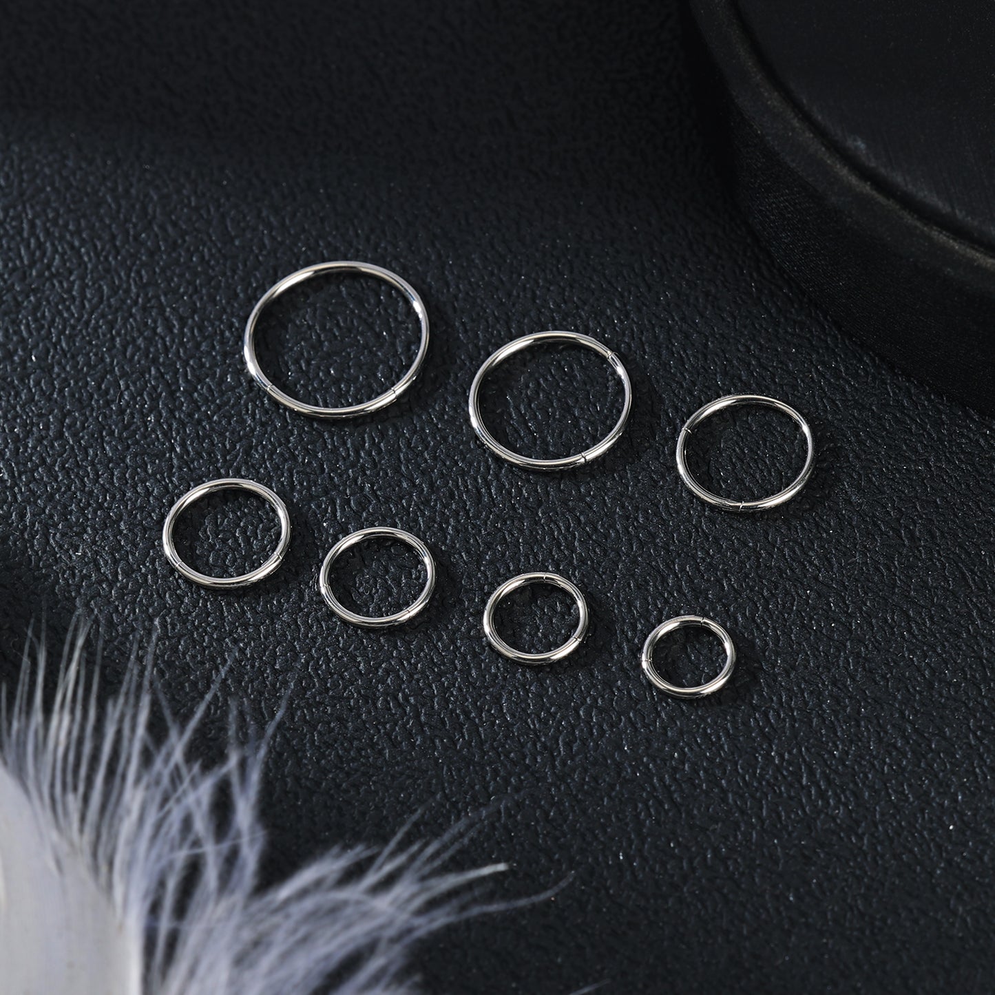 16/18/20g G23 TItanium Nose Septum Ring Hoop Cartilage Earring