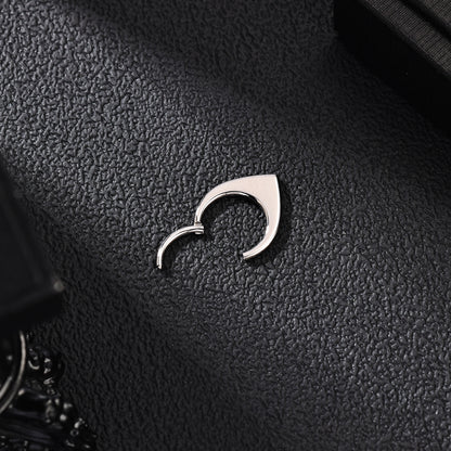 16g Hoop Nose Ring Hinged Septum Ring Piercing Jewelry