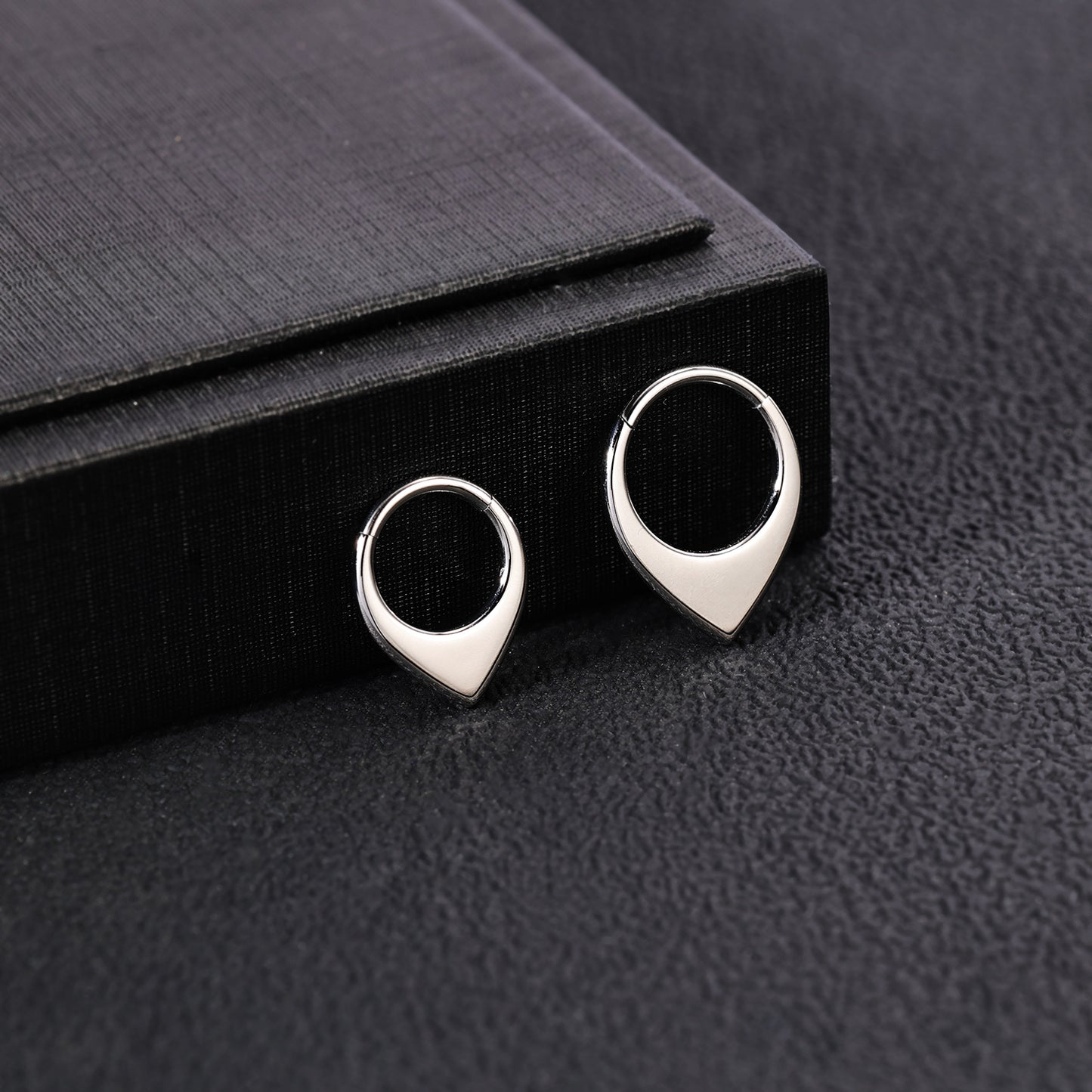 16g Hoop Nose Ring Hinged Septum Ring Piercing Jewelry