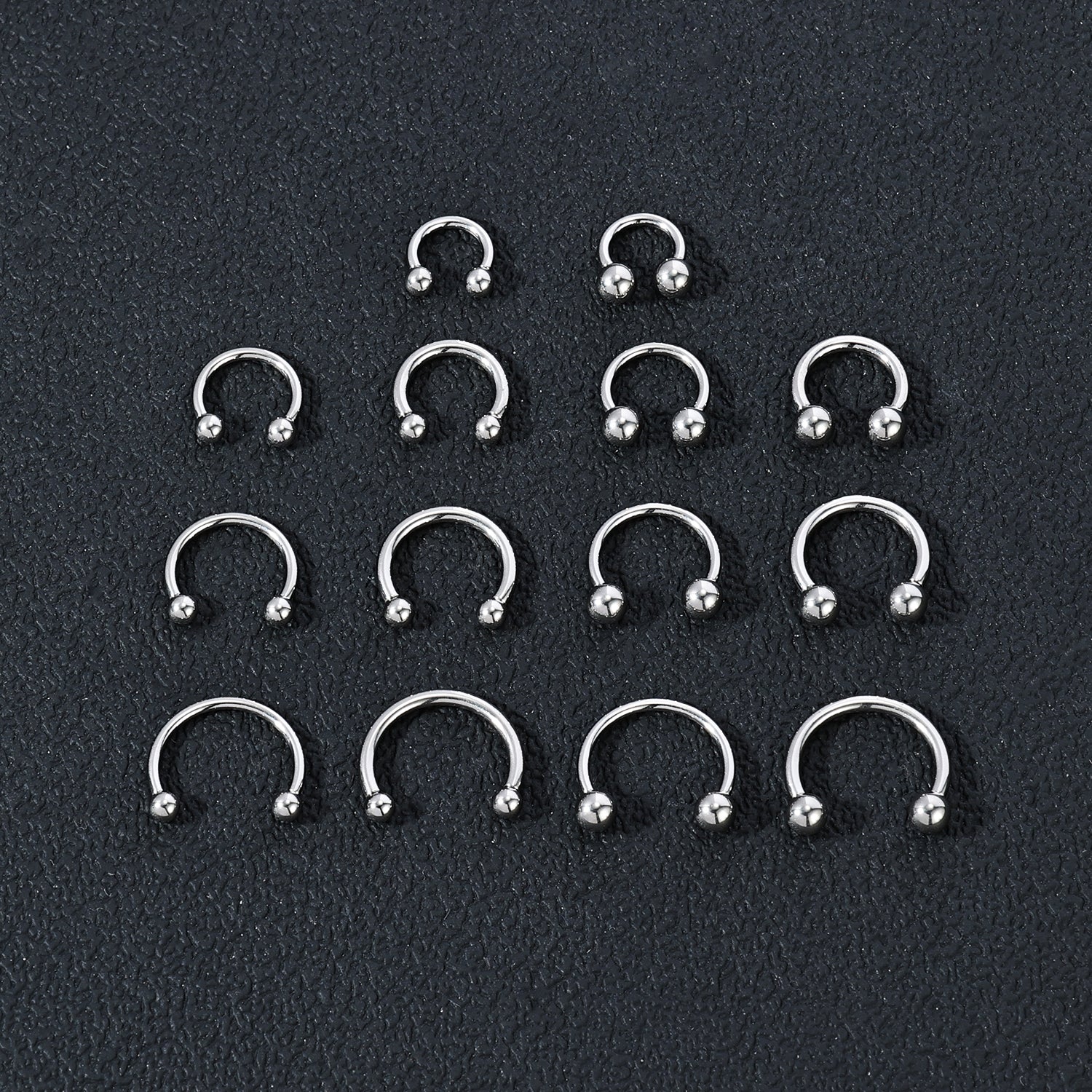 14g/16g G23 Titanium Nose Ring Horseshoe Septum Ring Piercing Jewelry