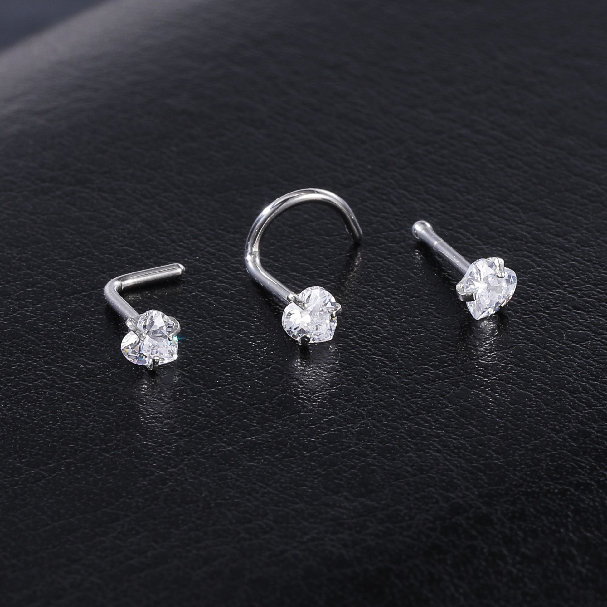 4-Pcs-Set-20G-Heart-Zircon-Nose-Studs-Piercing-L-Shape-Nose-Rings-Stainless-Steel-Nostril Piercing