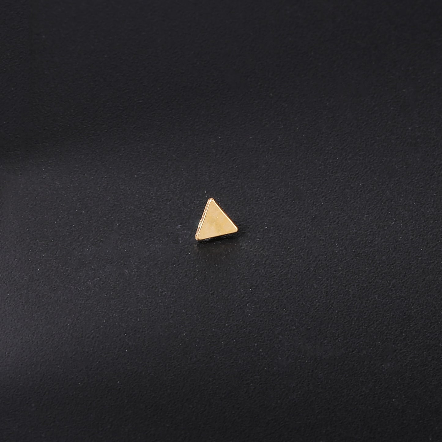 4pcs Triangle Dermal Anchor Tops Surgical Steel Internally Threaded Skin Diver Piercings