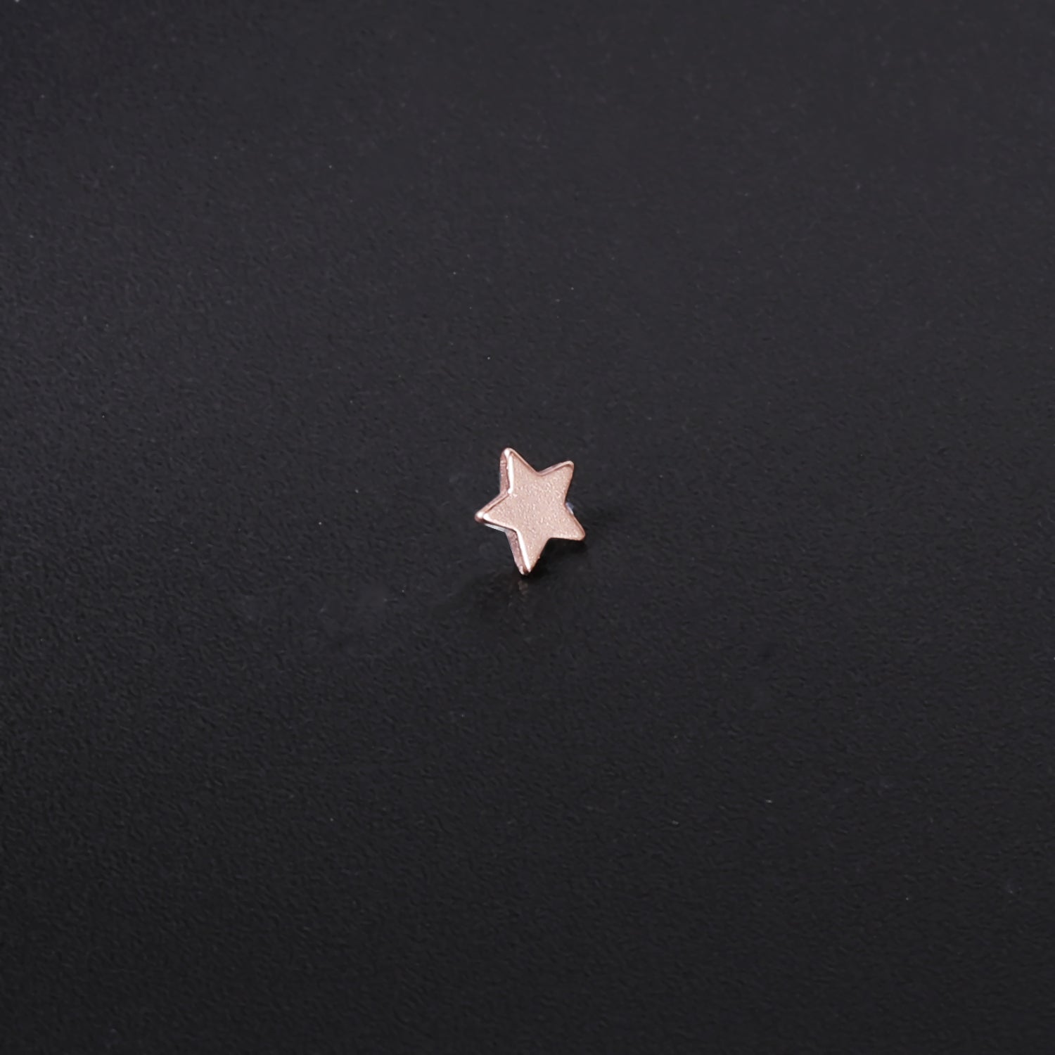 4pcs Star Dermal Anchor Tops Surgical Steel Internally Threaded Skin Diver Piercings