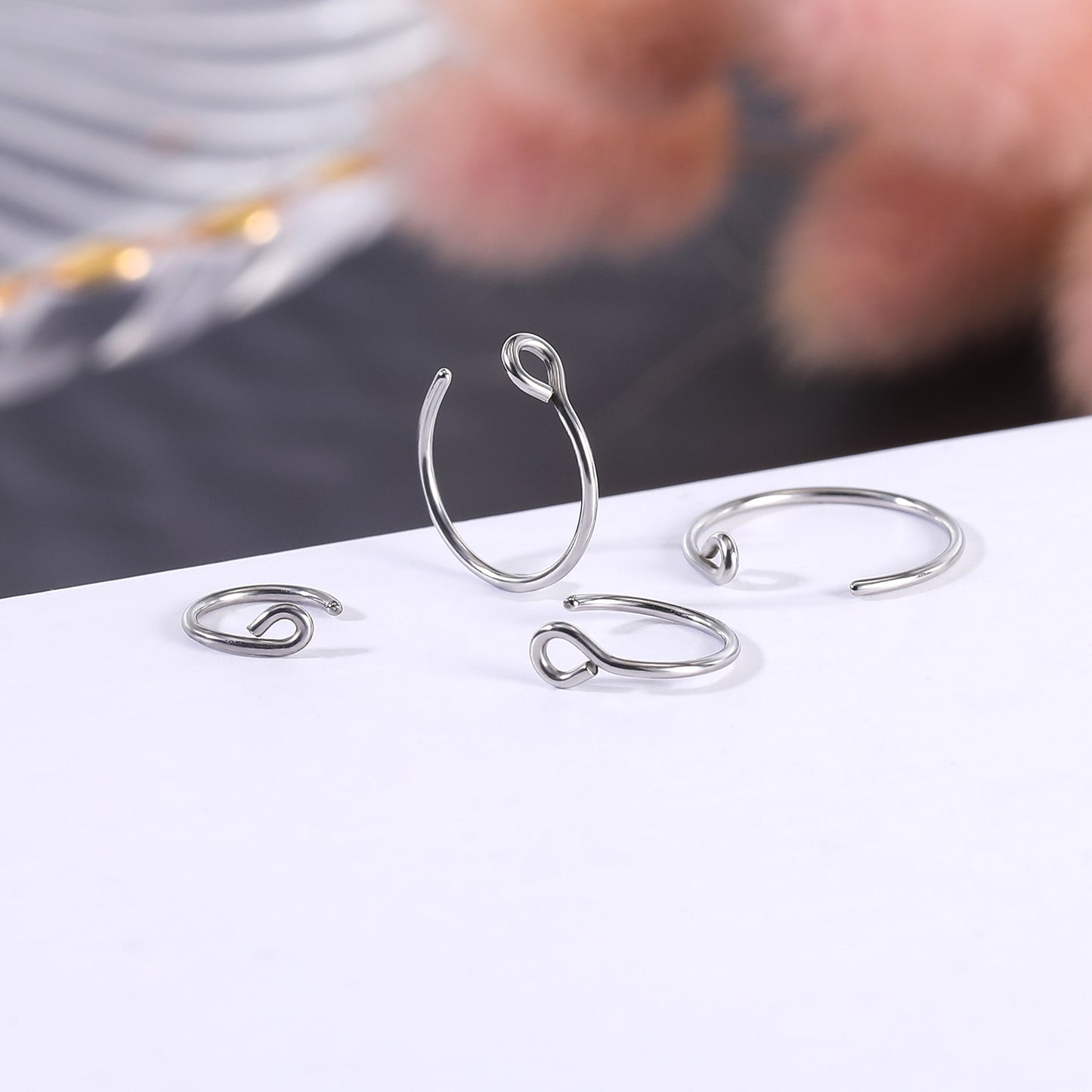 4-Pcs-Set-20G-Open-End-Nose-Rings-U-Shaped-Nose-Piercing-Stainless-Steel-Nostril-Rings-Piercing