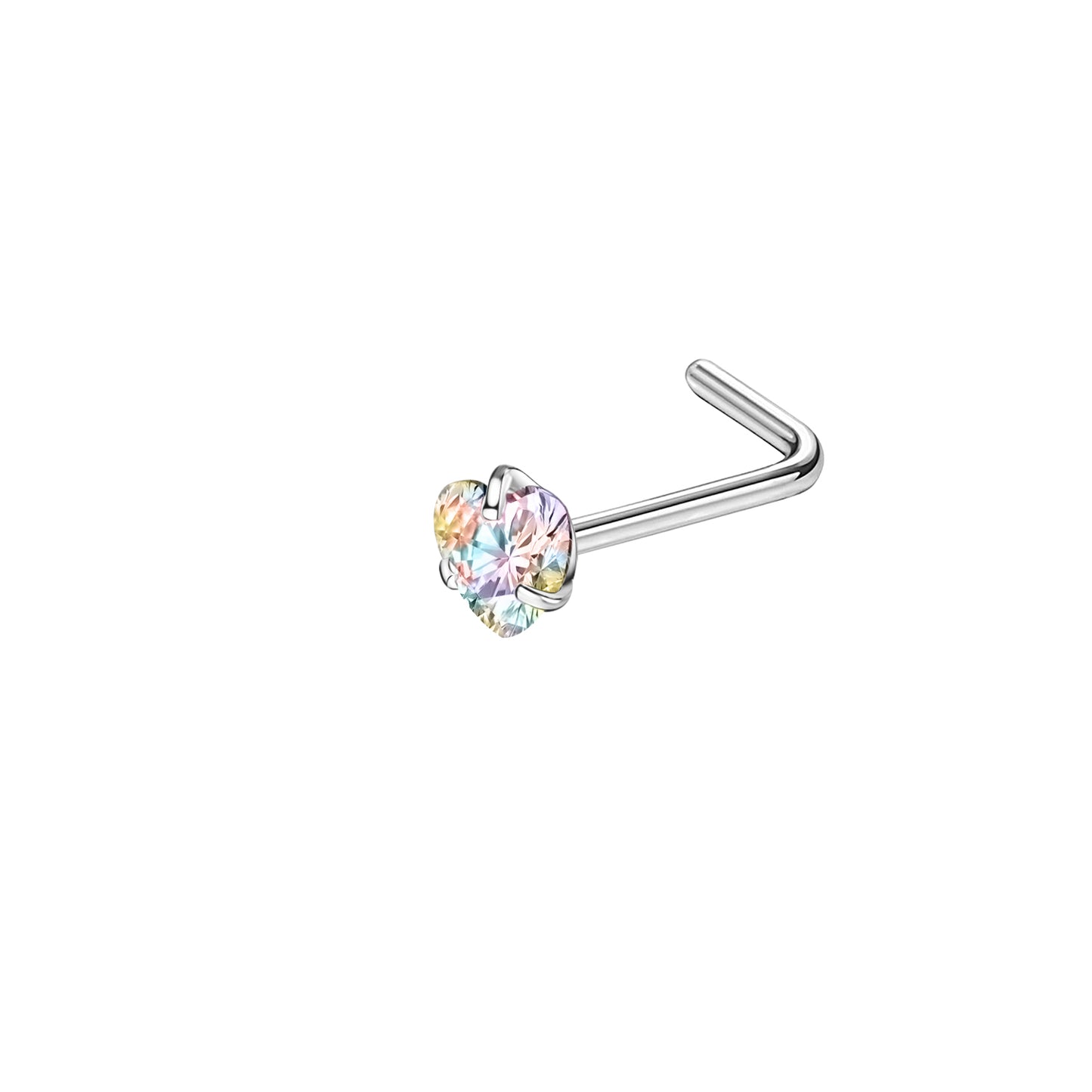 4-Pcs-Set-20G-Heart-Zircon-Nose-Studs-Piercing-L-Shape-Nose-Rings-Stainless-Steel-Nostril Piercing