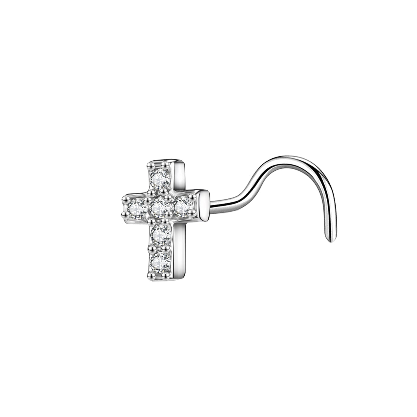 20G-Cross-White-Crystal-Nose-Studs-Piercing-Crokscrew-Nose-Rings-Stainless-Steel-Nostril-Piercing