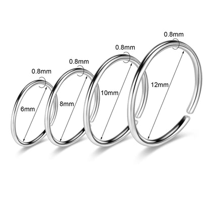 4-Pcs-Set-20G-Open-End-Nose-Septum-Rings-Stainless-Hoop-Steel-Earrings-Piercing