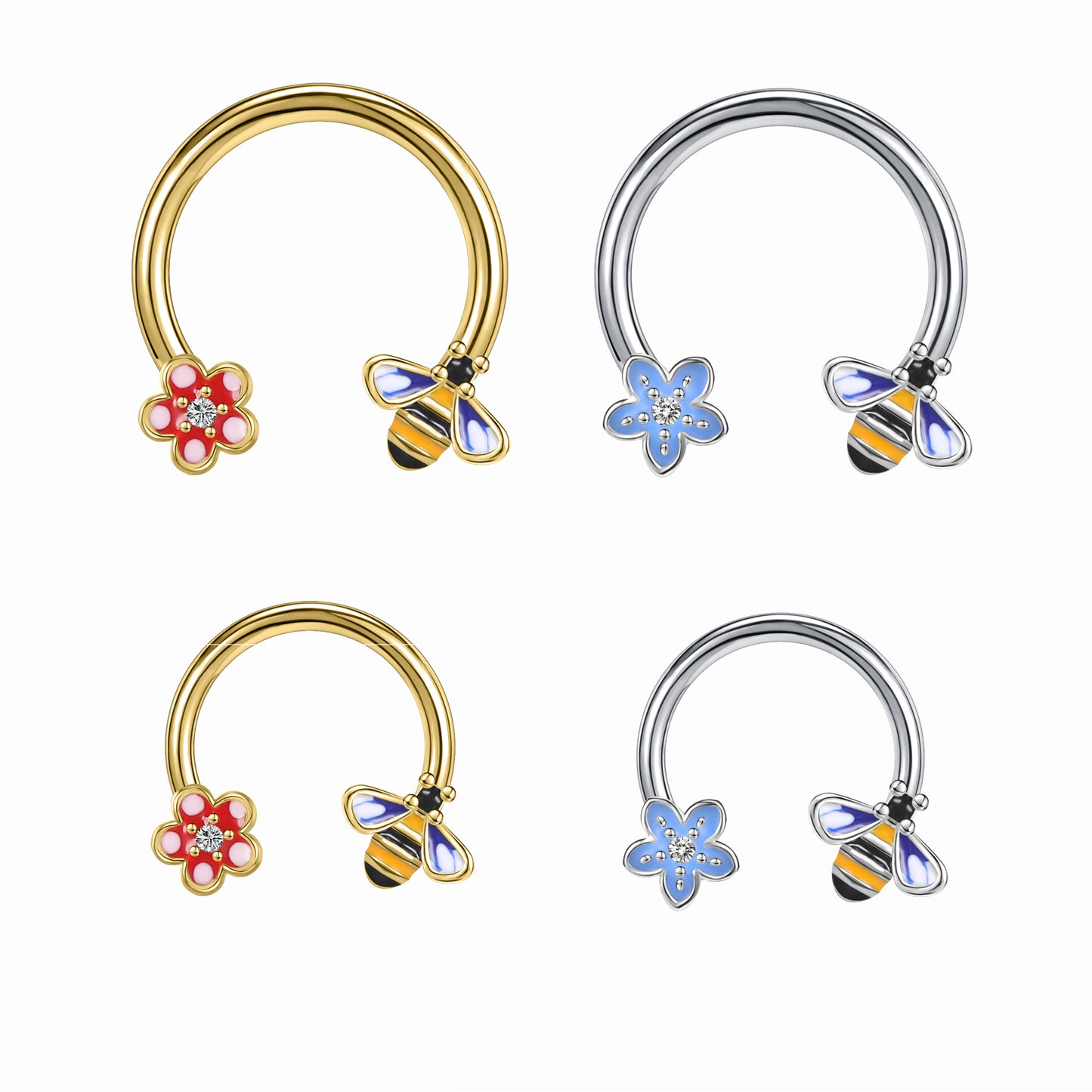 16g-bee-flower-nose-septum-ring-cartilage-helix-piercing