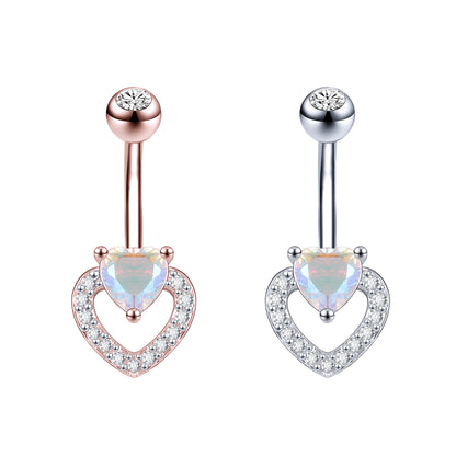 heart-belly-button-rings-ab-white-crystal-belly-navel-piercing