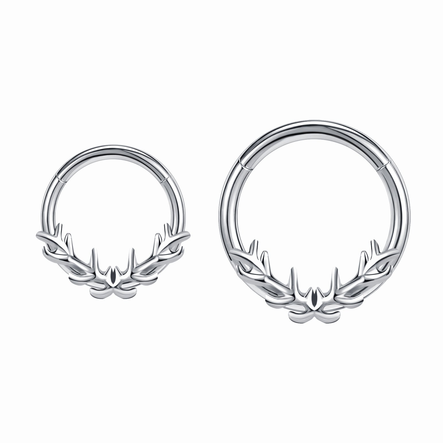 16g-antlers-nose-clicker-septum-ring-stainless-steel-cartilage-helix-piercing