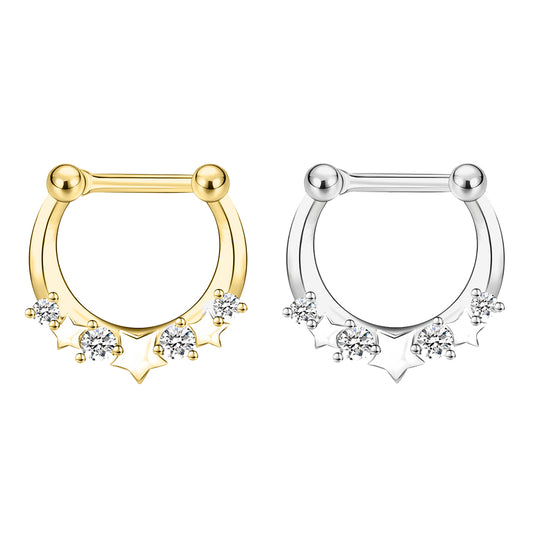 16g-white-zircon-nose-septum-clicker-ring-gold-sliver-star-stainless-steel-helix-cartilage-piercing