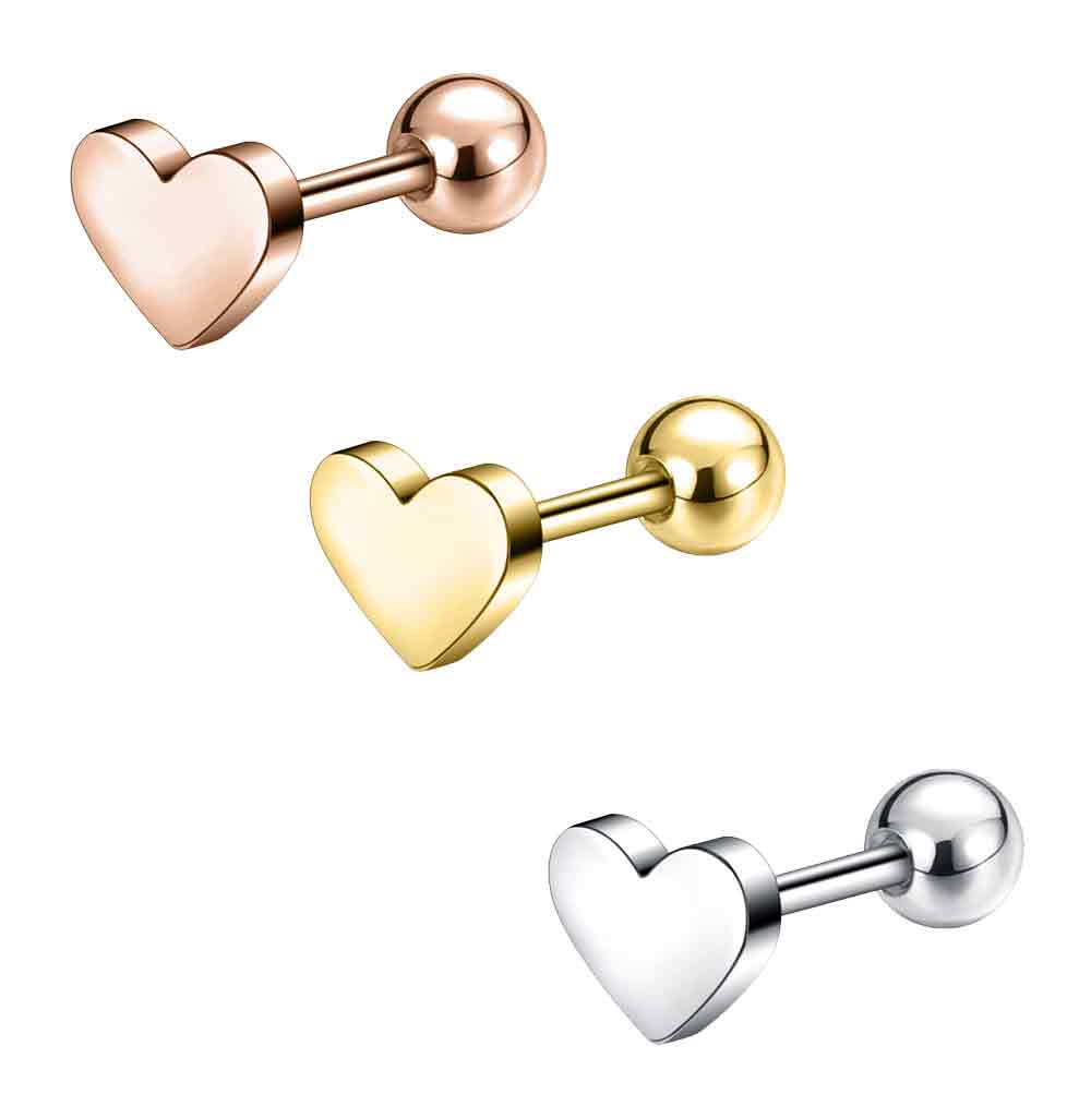 18g-heart-stud-earring-simple-ear-stud-jewelry