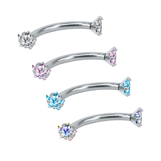 16g-Eyebrow-Ring-Piercing-Barbell-Star-Crystal-Zirconia-Curve-Helix-Daith-Piercing