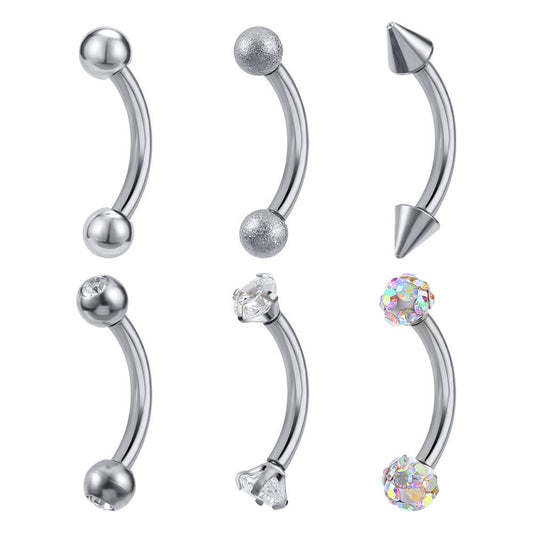 16g-Eyebrow-Rings-Piercing-Barbell-Crystal-Zirconia-Curve-Helix-Daith-Piercing-body-jewelry