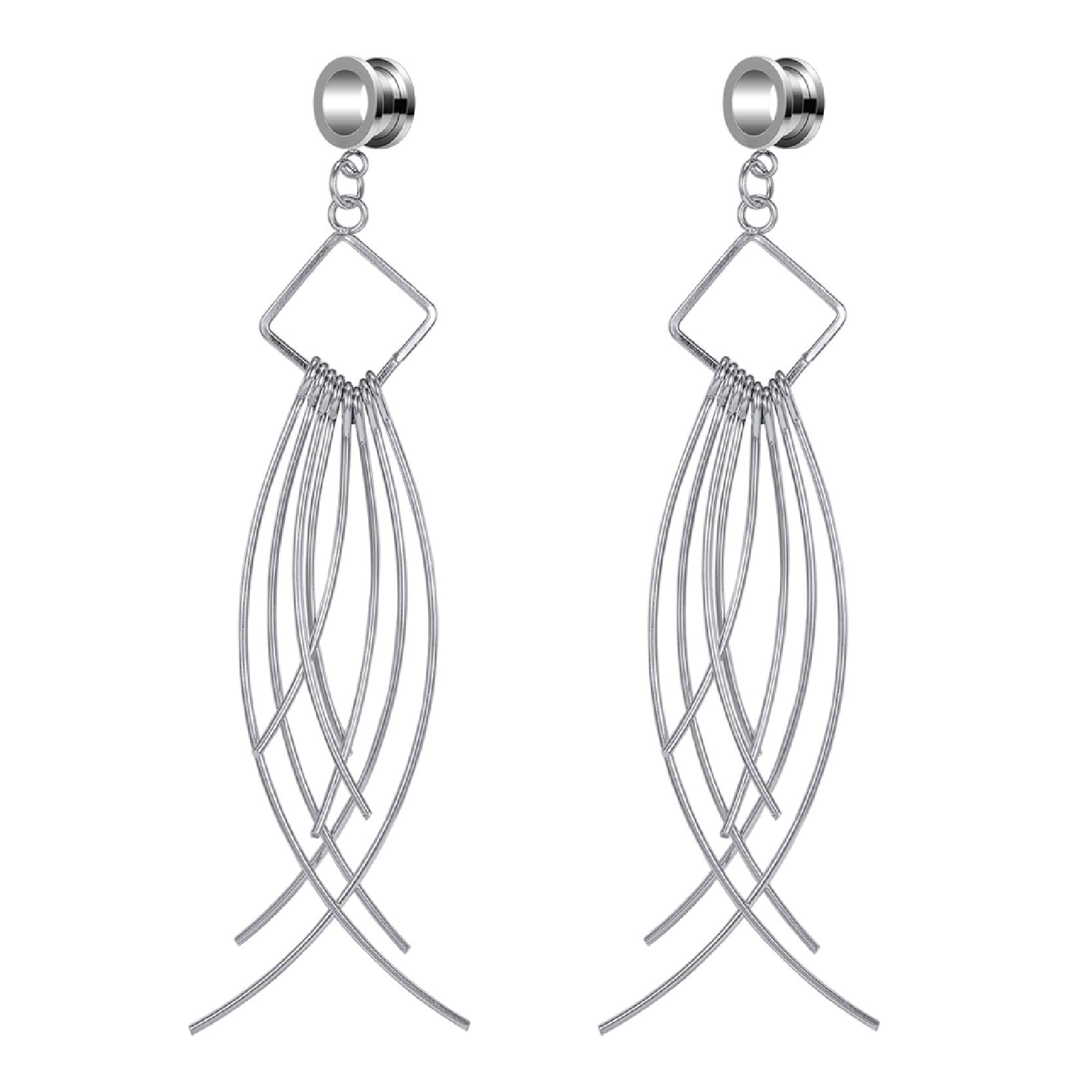 dangle ear gauges for wedding