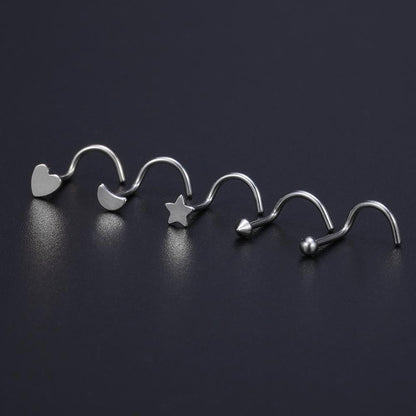 20g-Nose-Rings- Piercing-Heart-Moon-Star-Curve-Nose-Studs-Set-body-jewelry-online-shop