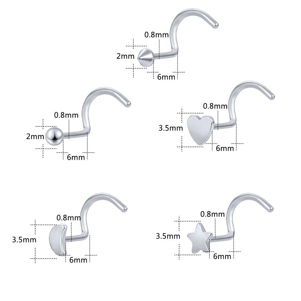 20g-Nose-Rings- Piercing-Heart-Moon-Star-Curve-Nose-Studs-Set-body-jewelry-online-shop