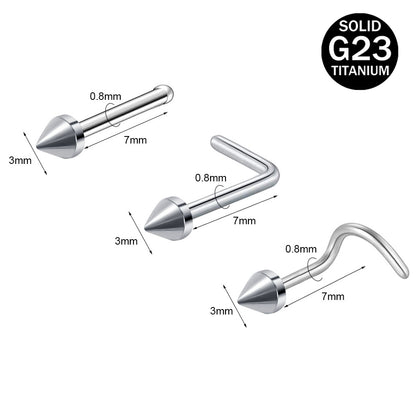 1Pc-20g-G23-Titanium-Nose-Stud-Ring-Piercing-Nose-Bone-L-Shaped-Nose-Screws