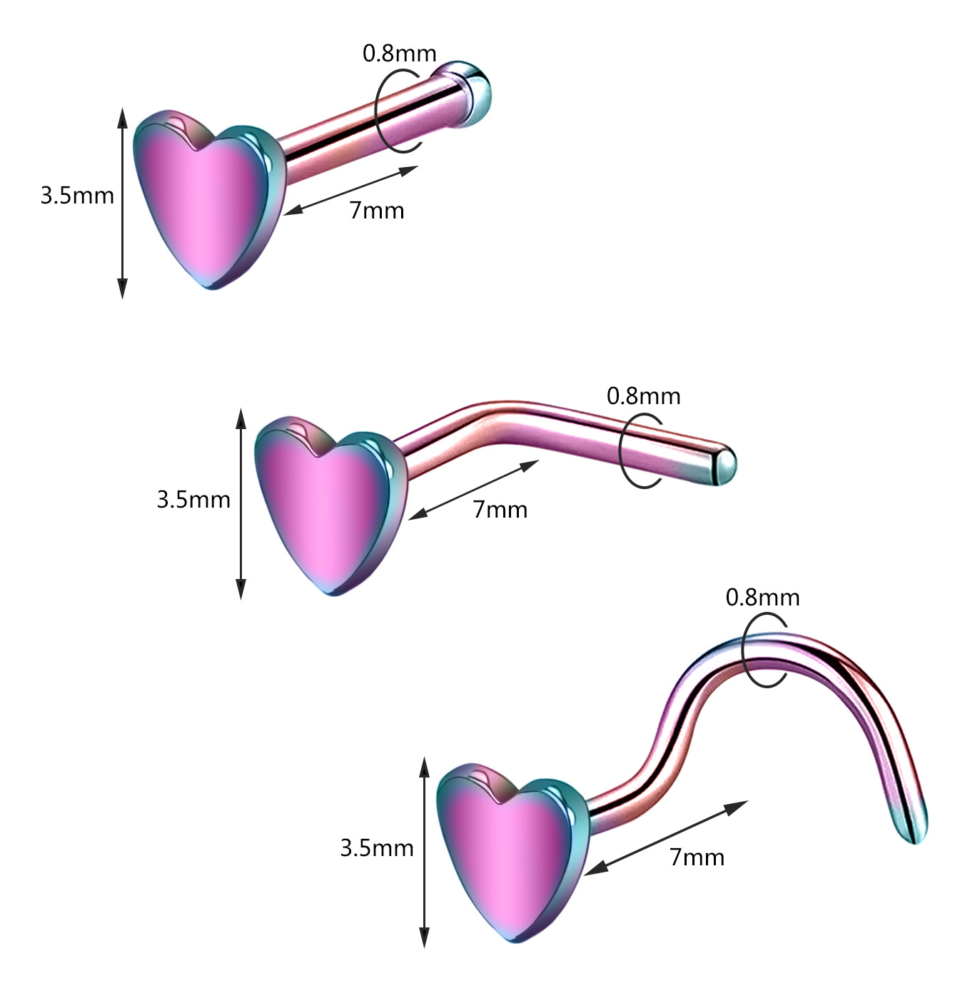 20g-rainbow-heart-nose-rings-piercing-nose-bone-l-shape-curve-nose-studs