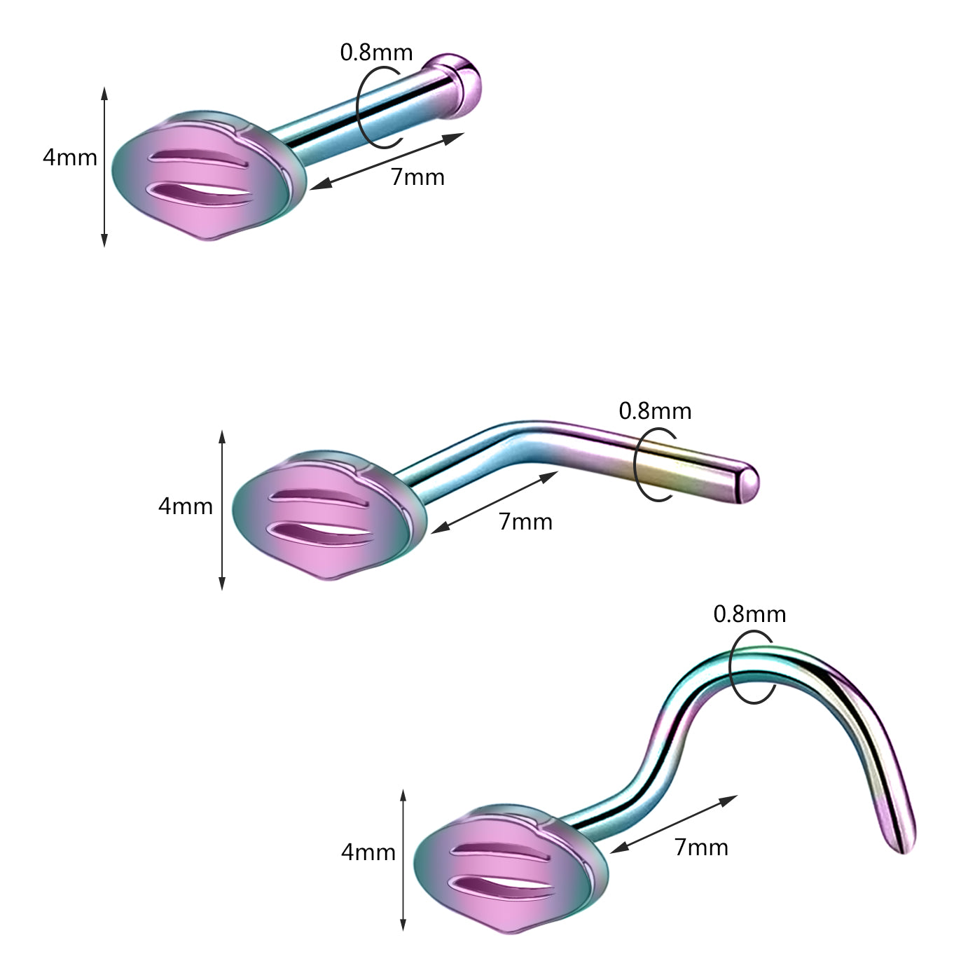 20g-rainbow-nose-rings-piercing-nose-bone-l-shape-curve-nose-studs