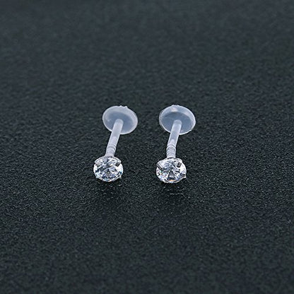 10-12Pcs 16G Bioflex Labret Monroe Lip Ring Helix Tragus Cartilage Piercing Earrings -Economic Set