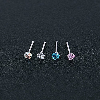 9-12Pcs 20g Stainless Steel Nose Stud Ring Piercing Nose Bone/L Shaped/Nose Screws-Economic Set