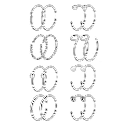 16pcs-lot-20g-sliver-nose-septum-rings-stainless-steel-helix-cartilage-piercing-econonmic-set