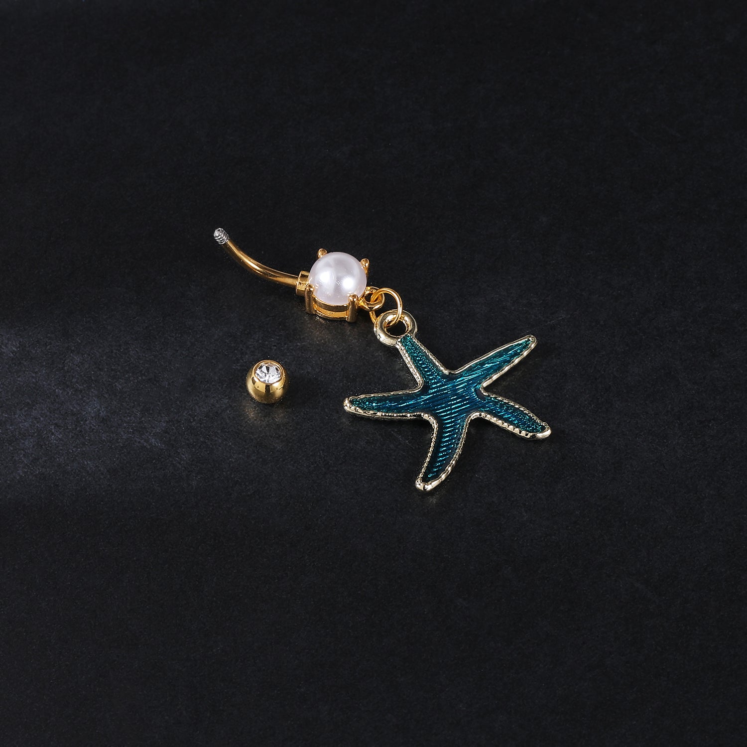 14g-Starfish-Dangle-Belly-Button-Rings-Pearl-Belly-Navel-Piercing-Jewelry