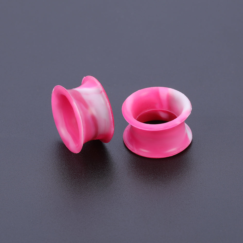 5-22mm-Thin-Silicone-Flexible-Blue-Green-Orange-Ear-Tunnels-Double-Flared-Expander-Ear-plug-tunnel