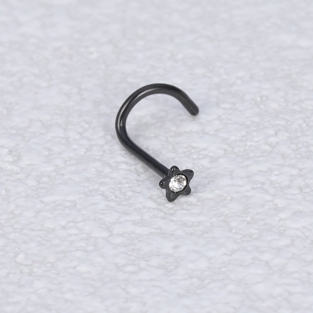 1Pc-20g-Crystal-Nose-Stud-Piercing-Star-Shaped-Nose-Screws