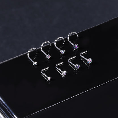 8pcs-set-mix-color-cz-nose-piercing-l-shaped-screws-silver-nose-rings-economic-set