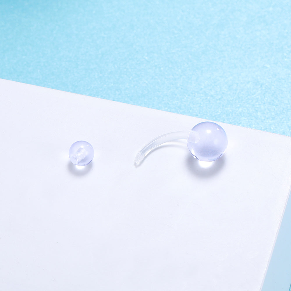 14g-Double-Ball-Belly-Button-Rings-Transparent-Acrylic-Navel-Piercing-Jewelry