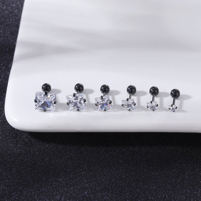 12pcs-set-square-crystal-stud-earring-silver-black-claw-ear-stud-economic-set