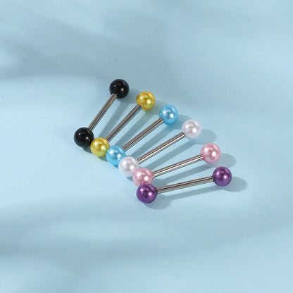 6pcs 14G Nipple Ring Pearl Ball Nipple Piercings-Economic Set