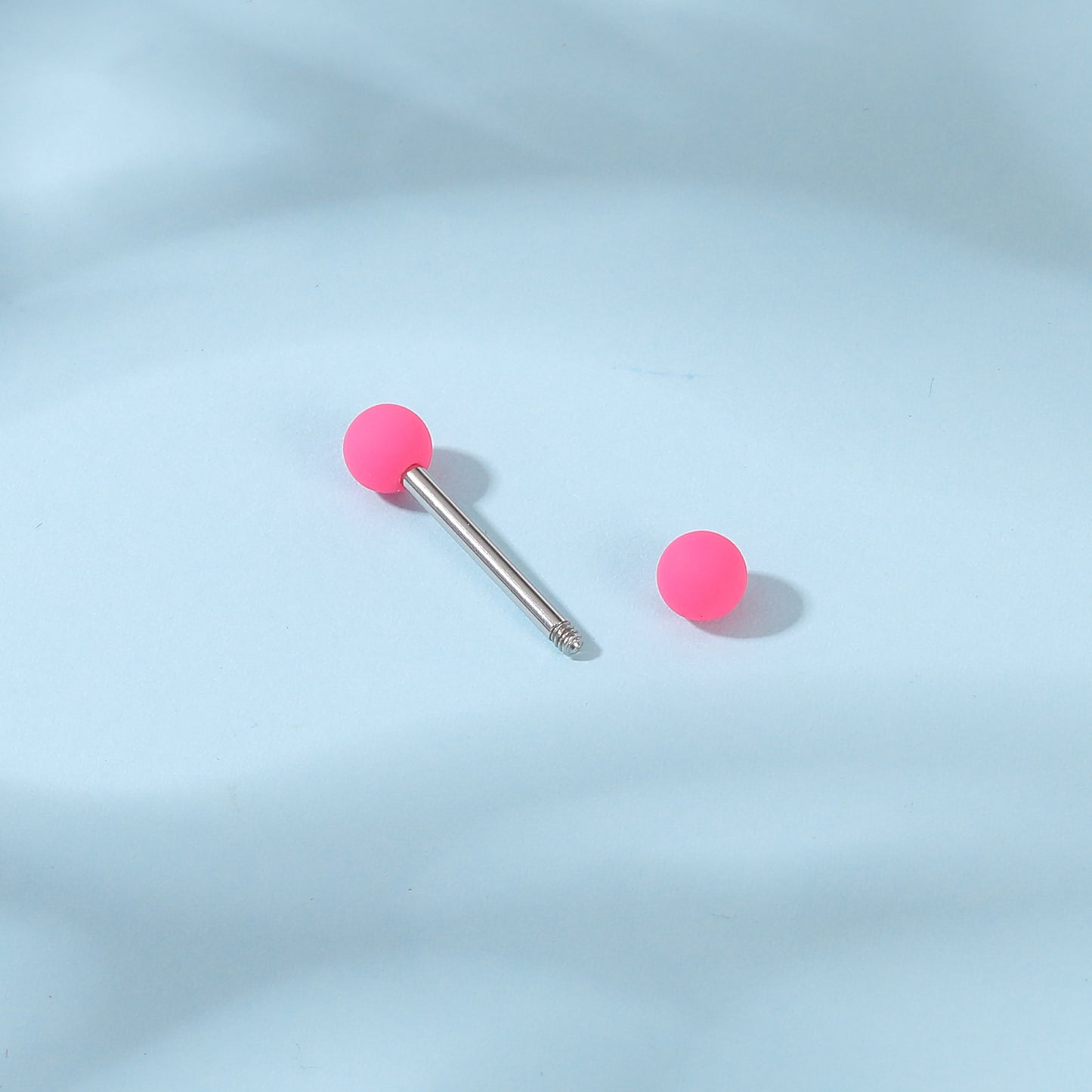 6pcs 14G Nipple Ring Multicolor Rubber Ball Nipple Piercings-Economic Set