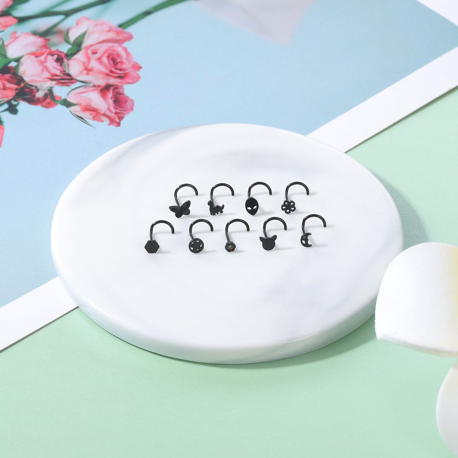 20g-black-dinosaurt-nose-rings-piercing-black-nose-bone-l-shape-curve-nose-studs