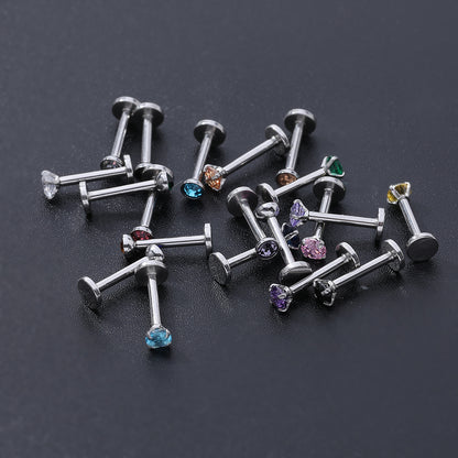 20 Pcs Labret Monroe Lip Piercing Rings Crystal Cartilage Piercing Earrings-Economic Set