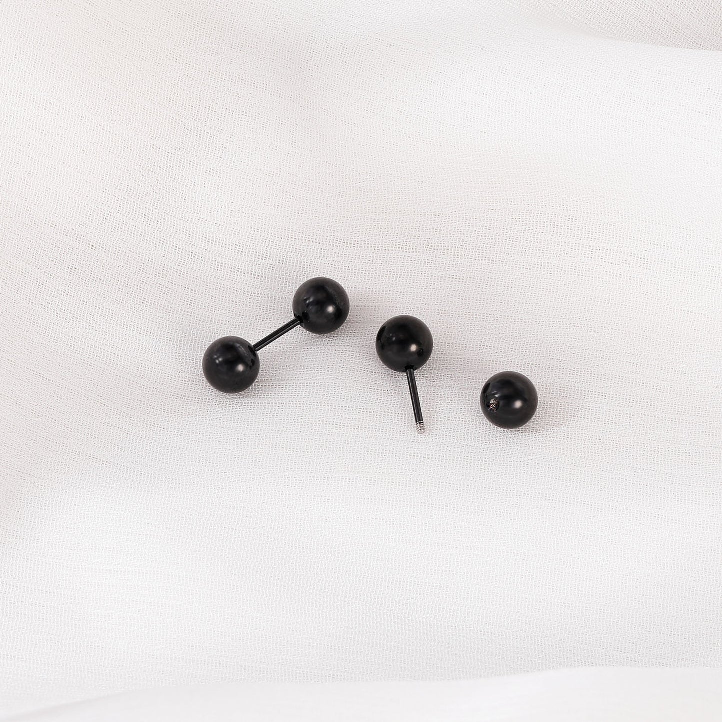 16pcs-set-ball-stud-earring-silver-black-ear-stud-economic-set