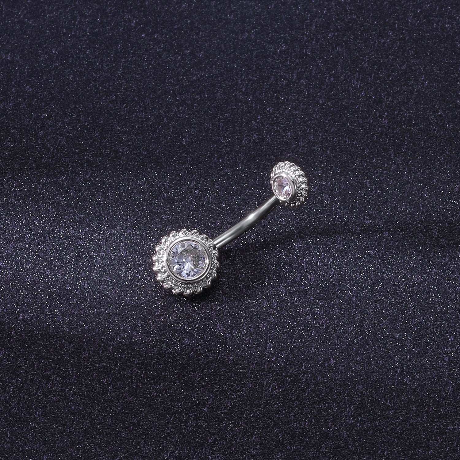 14g-Double-Ball-Belly-Piercing-Round-Cubic-Zirconia-Belly-Navel-Piercing-Jewelry