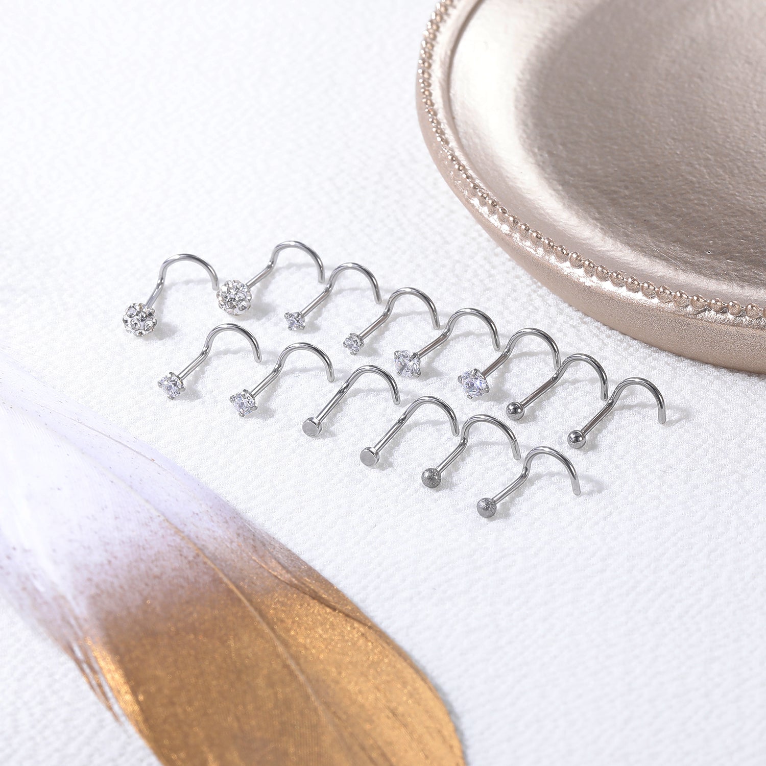 20pcs-set-20g-nose-corkscrew-stud-hoop-nose-rings-cz-nose-piercing