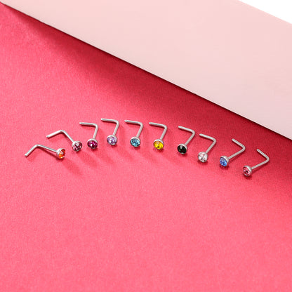 54-Pcs-Set-20g-Stainless-Steel-Nose-Rings-Crystal-Nose-Studs-L-Shaped-Economic-Set