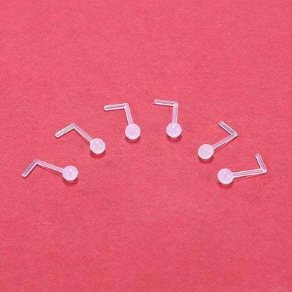 60-Pcs-Set-Clear-Bioflex-Nose-Rings-Piercing-L-Shaped-Nose-Studs-Economic-Set