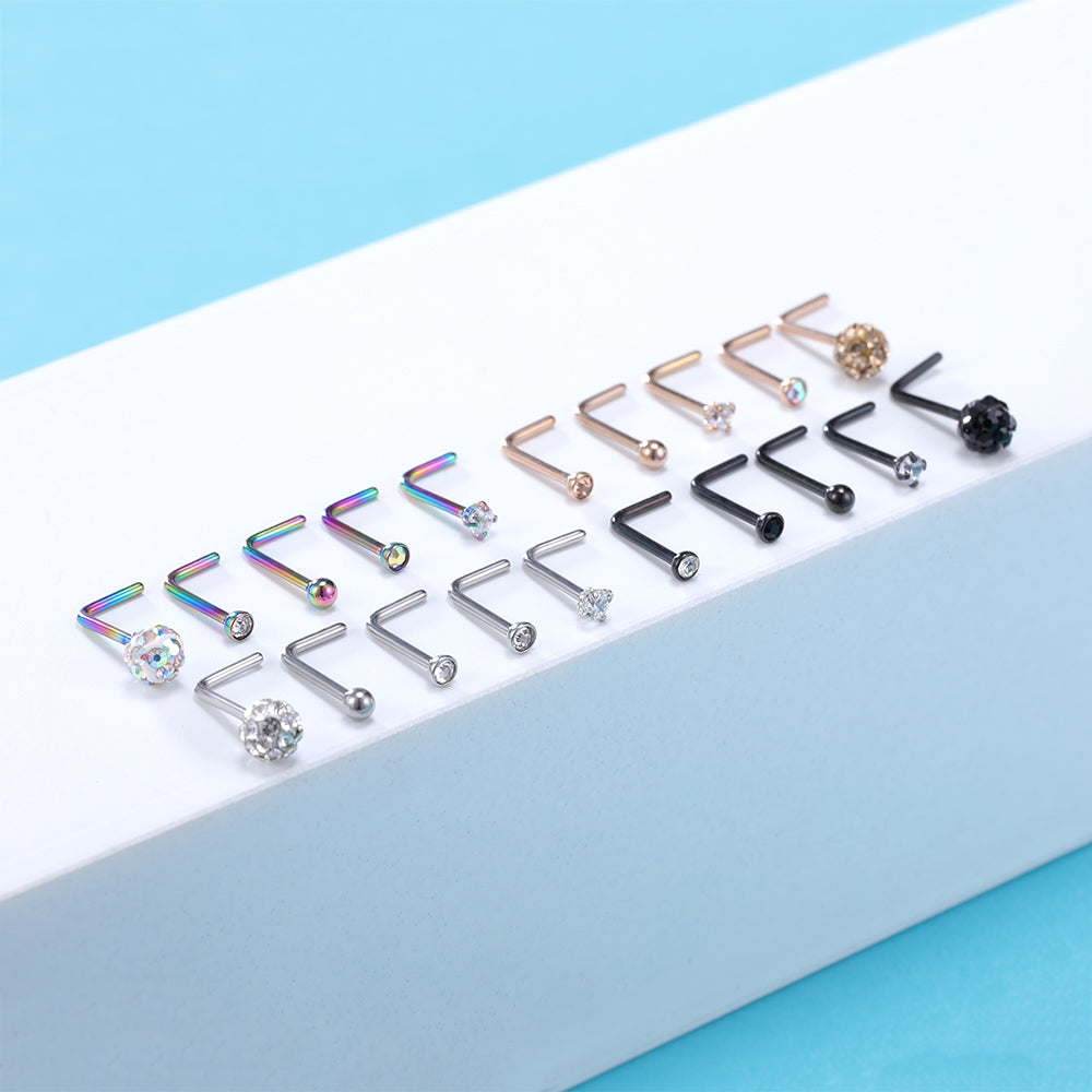 20-Pcs-Set-Mixed-Color-Nose-Studs-Zirconia-Nose-Piercings-L-Shaped-Economic-Set