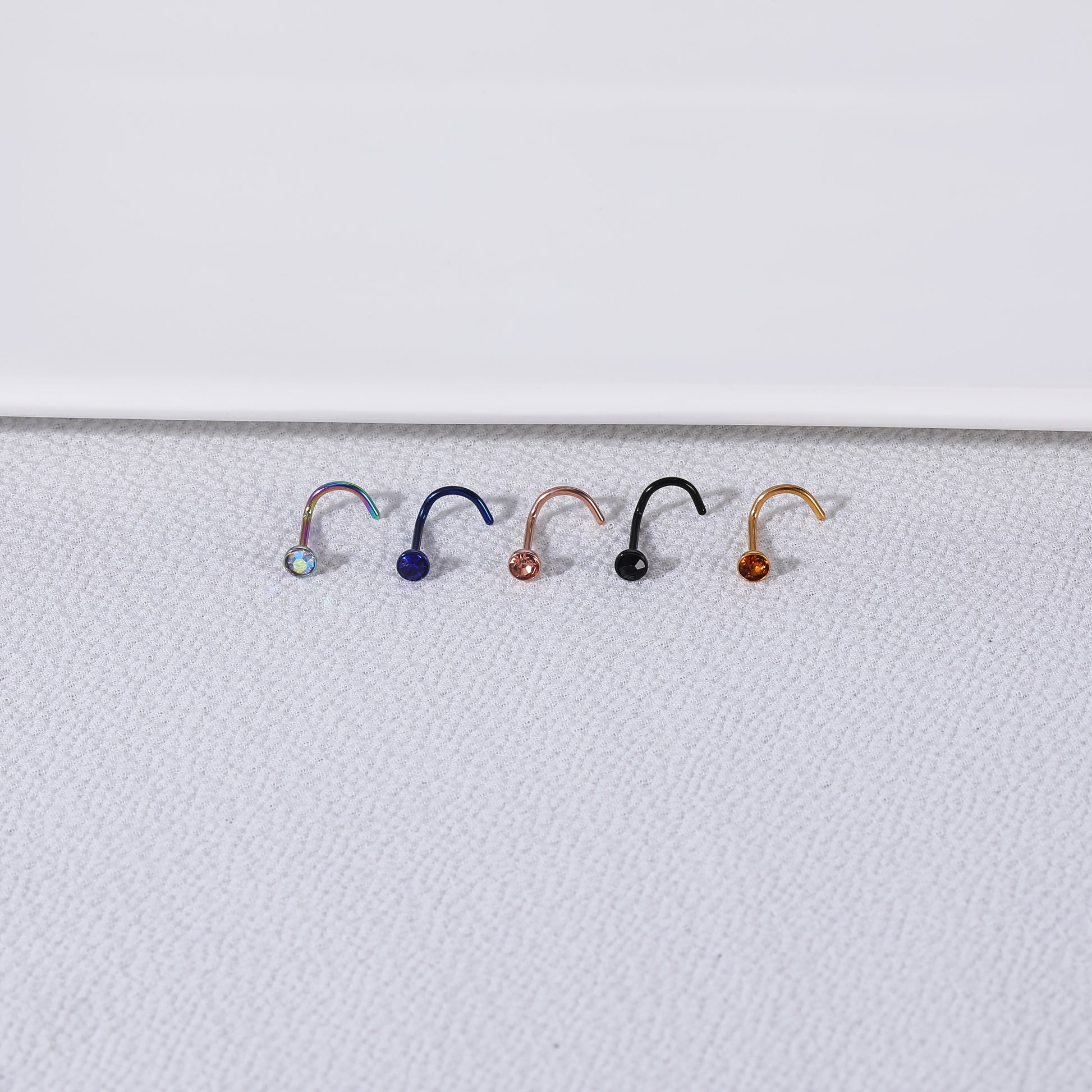 5pcs-set-20g-crystal-nose-ring-piercing-nose-corkscrew-stud