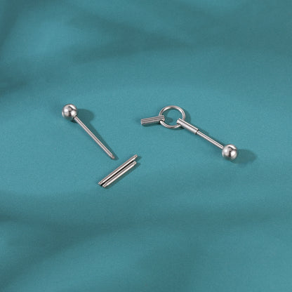 barbell helix earring