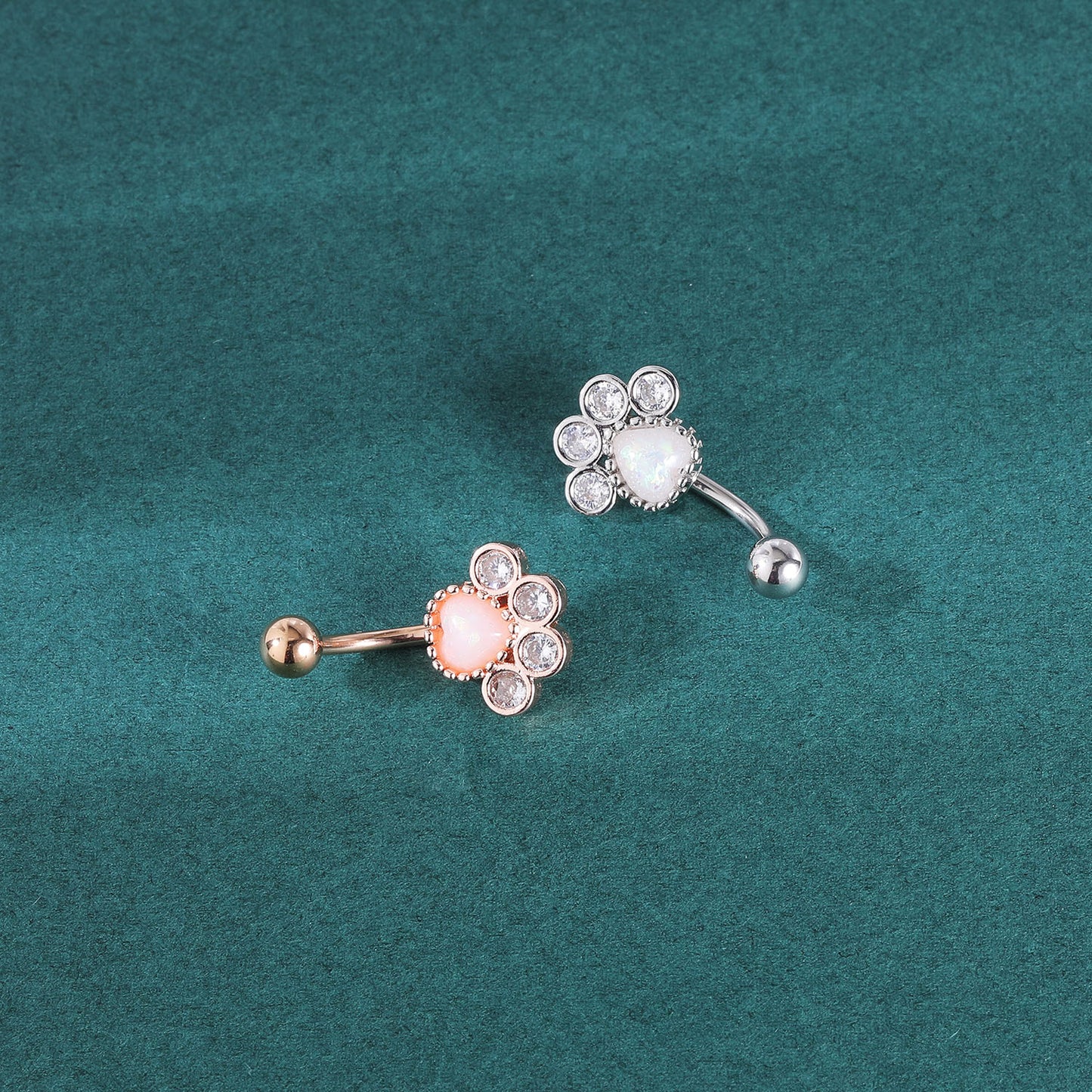 cat-claw-belly-button-rings-opal-crystal-belly-navel-piercing