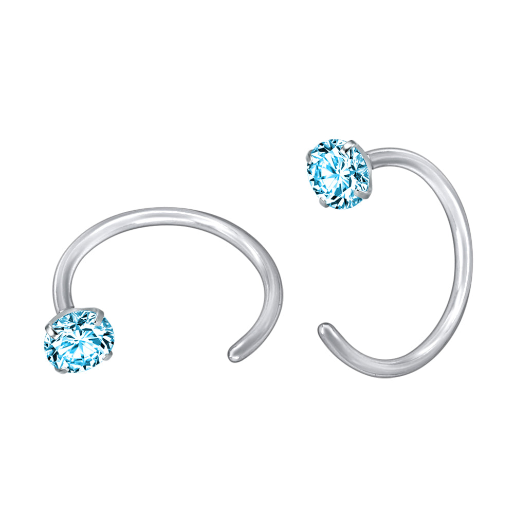 1Pc-20g-Round-Cubic-Zirconia-Nose-Ring-Piercing-C-Shape-Nose-Stud