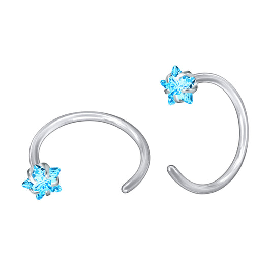 1Pc-20g-Star-Cubic-Zirconia-Nose-Ring-Piercing-C-Shape-Nose-Stud