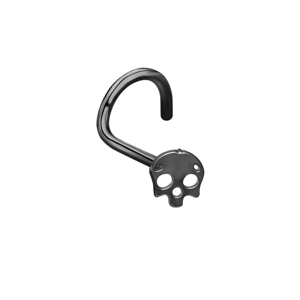 1Pc-20g-Stainless-Steel-Nose-Stud-Piercing-Skull-Shaped-Nose-Screws